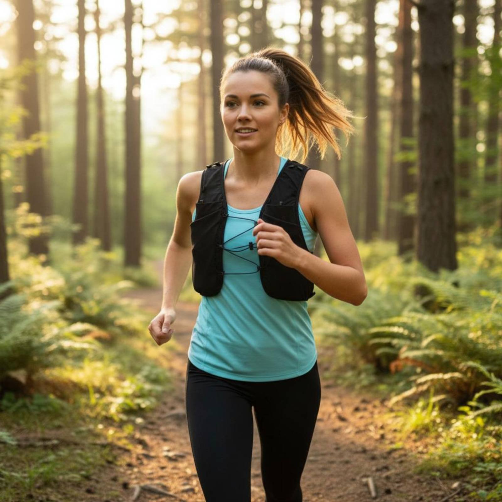 Running Gear Trail - Colete de Corrida Leve Ultrafino para