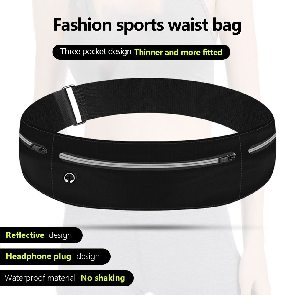 Running Gear Bag For Men - Cinto de Corrida Impermeável para Homens,