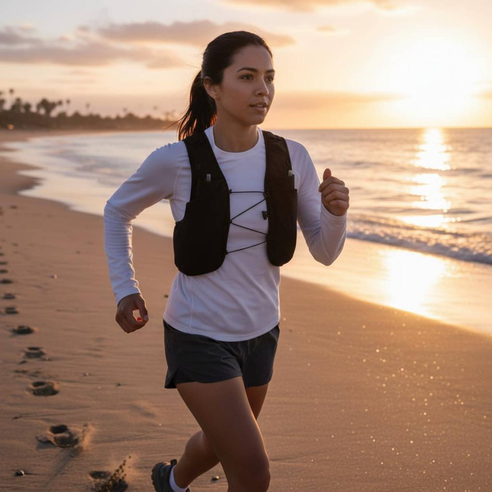 Running Gear Trail - Colete de Corrida Leve e Portátil