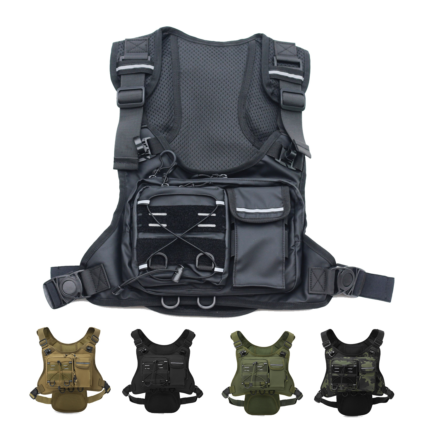 Colete Tático Leve e Ajustável - Running Gear Bag For Men avaliação e preço
