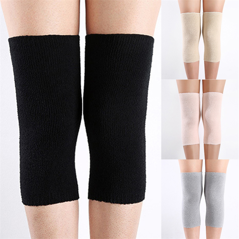 1 par inverno quente joelheira - Running Gear Knee avaliação e preço
