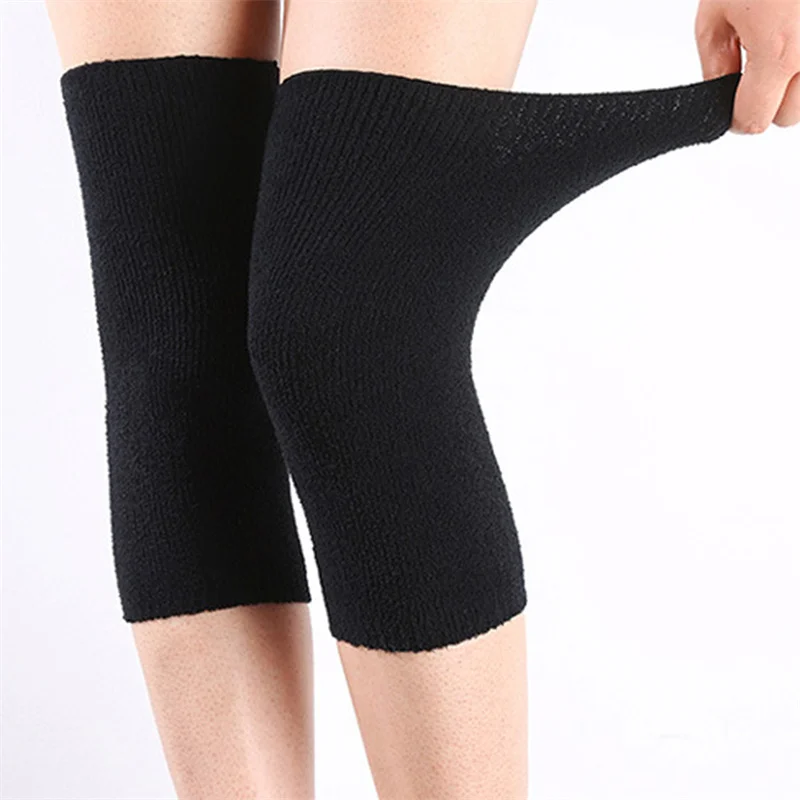 1 par inverno quente joelheira - Running Gear Knee avaliação e preço