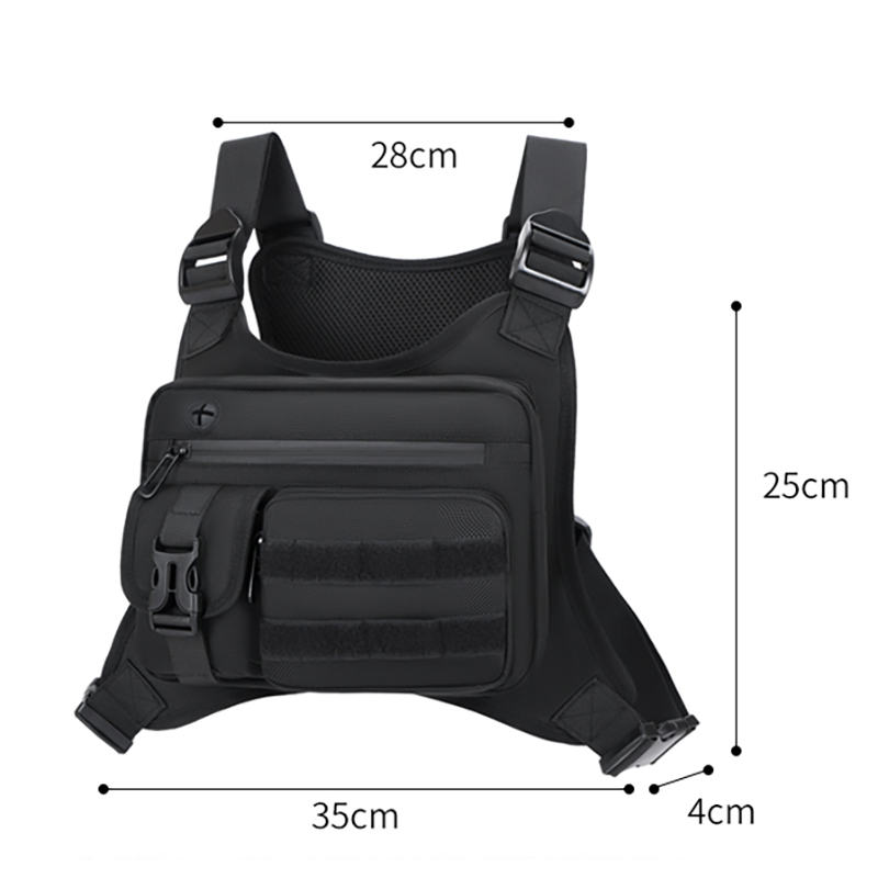 Bolsa Tática de Peito Masculin - Running Gear Bag For Men avaliação e preço