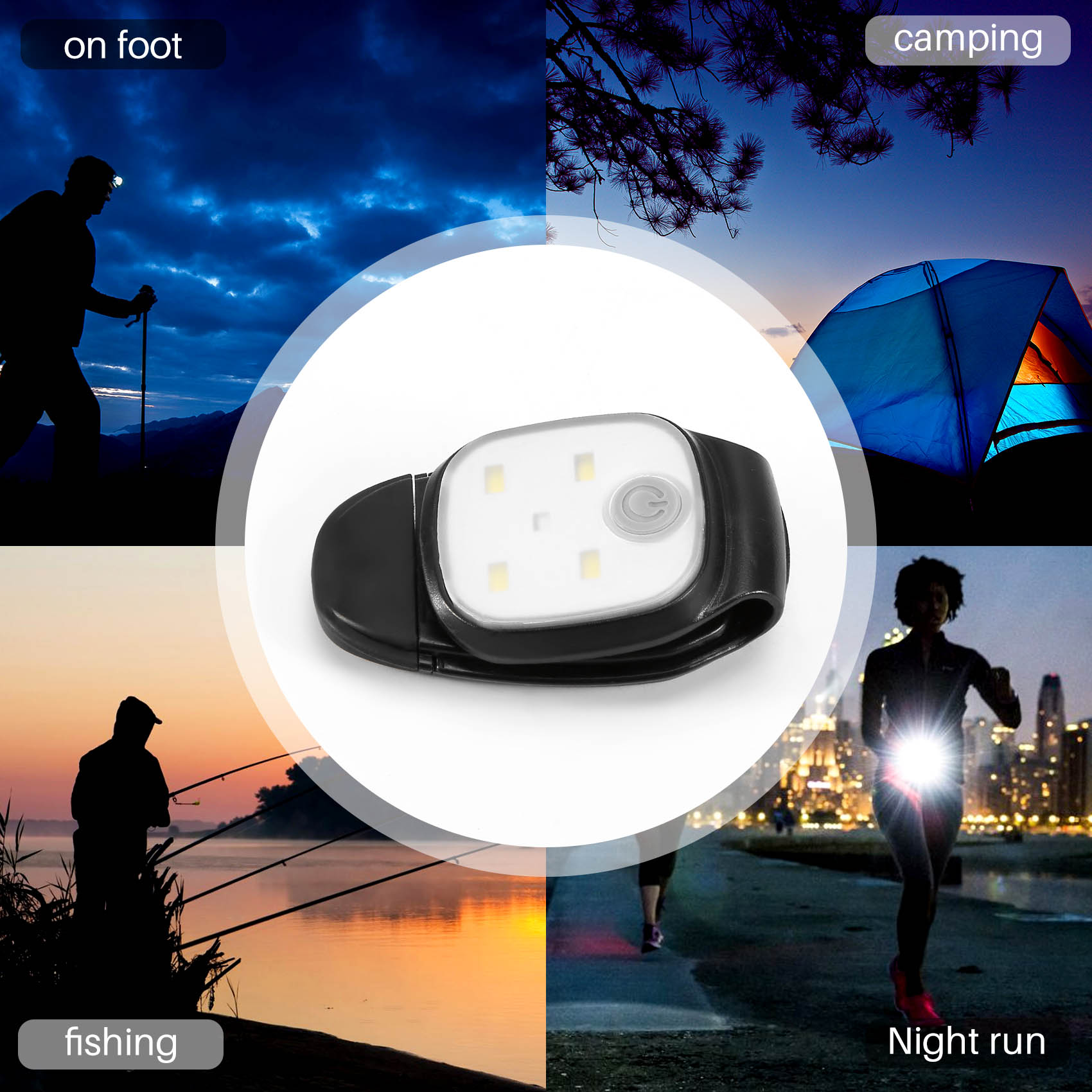 XSXS-Outdoor Night Clip On Run - Running Gear On avaliação e preço