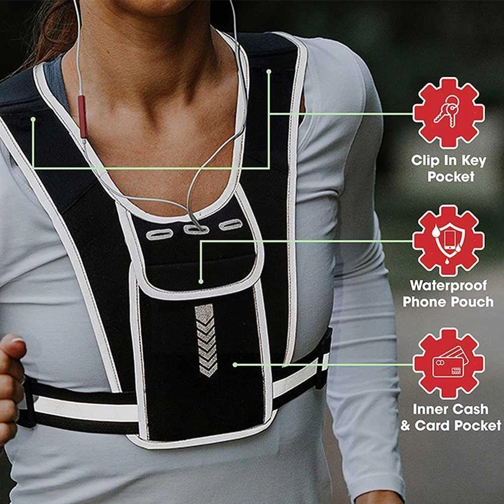 Colete correndo com suporte de - Running Gear Phone Holder avaliação e preço