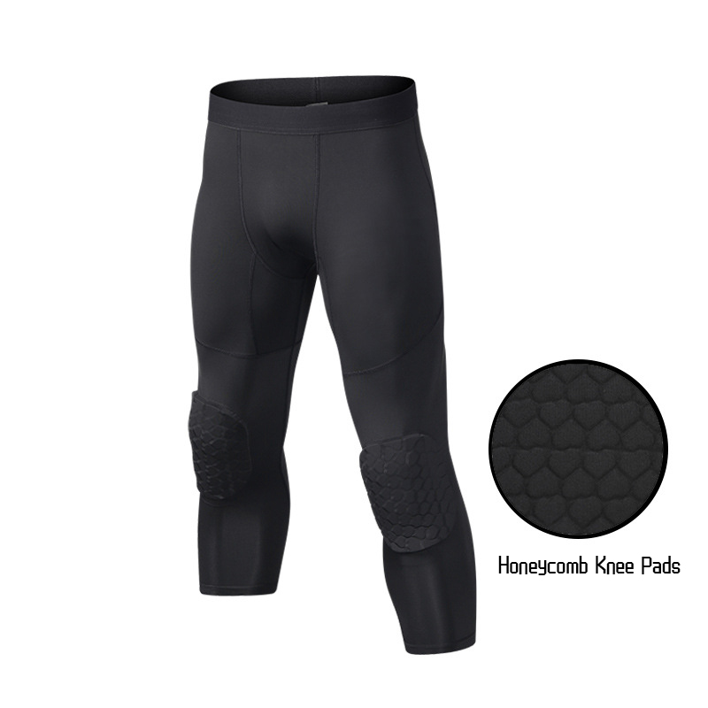 Calças de basquete masculinas  - Running Gear Knee avaliação e preço