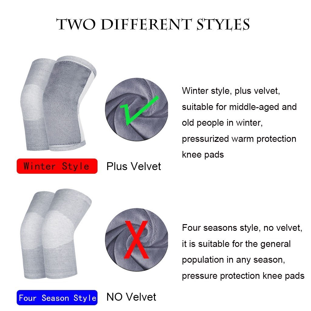 WOSWEIR 1 Par Inverno Quente J - Running Gear Knee avaliação e preço