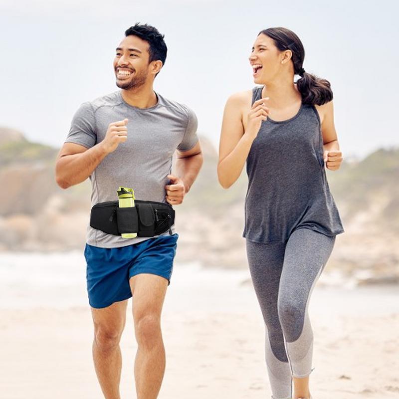 Cinto de garrafa de água de co - Running Gear Bag For Men avaliação e preço